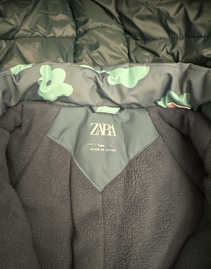 Zara 4-5 лет комбинезон зимний для девочки