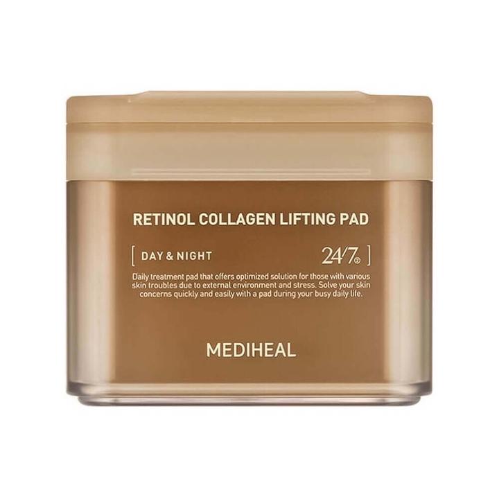Разглаживающие тонер-пэды с ретинолом и коллагеном Mediheal Retinol Collagen