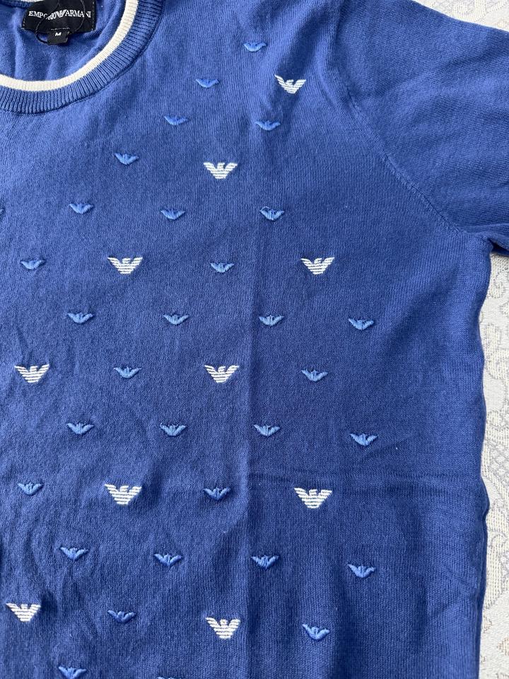 Трикотажное поло Emporio Armani