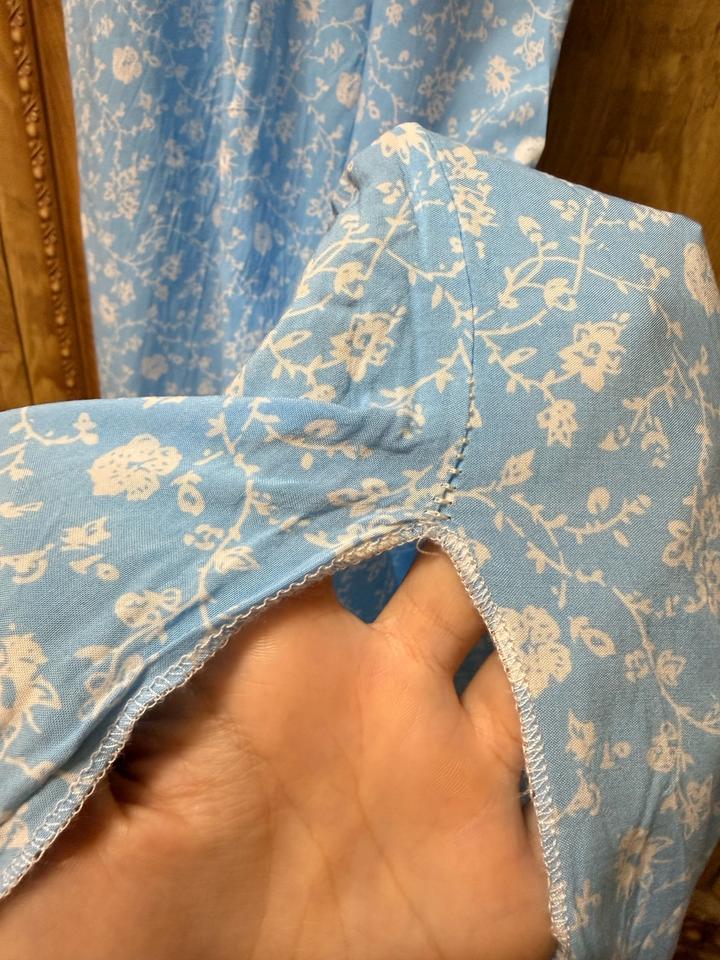 Нежное платье макси в цветочный принт