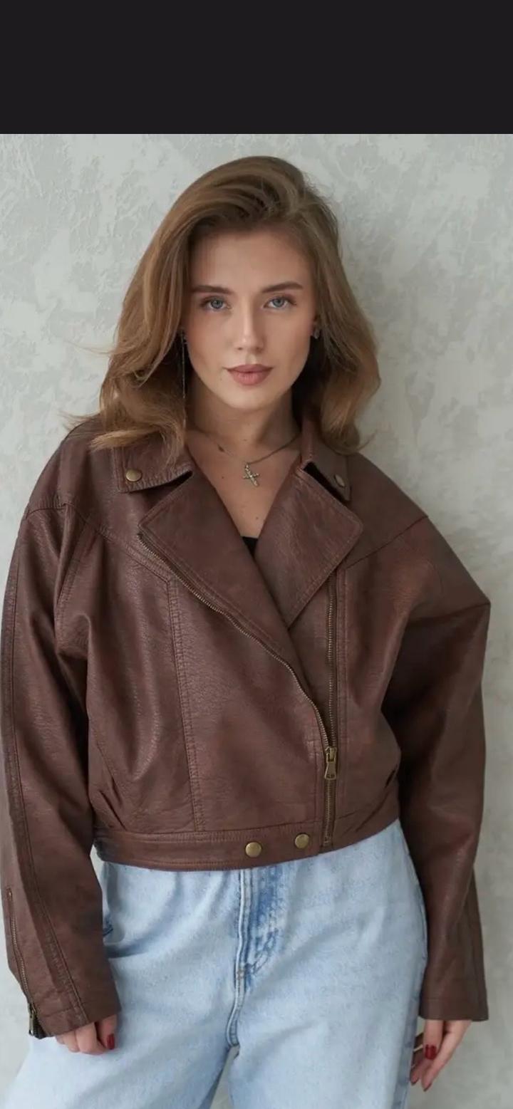 Косуха женская кожаная 46-48