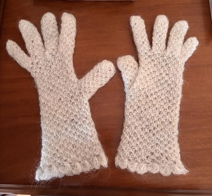 Пуховые перчатки