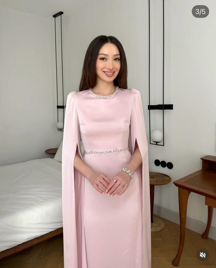 Розовое платье Bergamo размер S