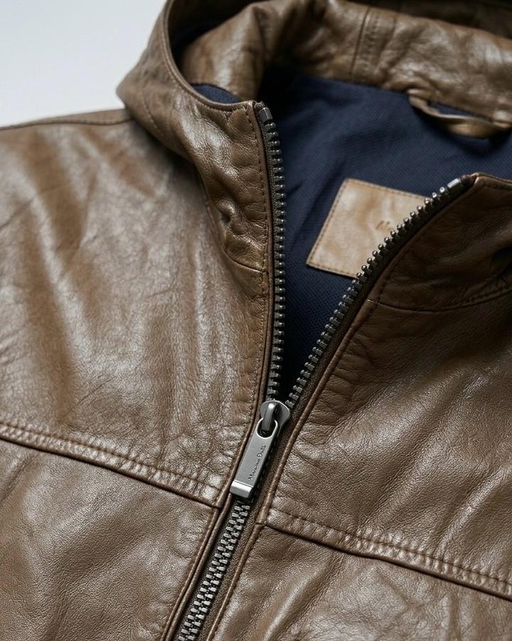 Кожаная куртка Massimo Dutti