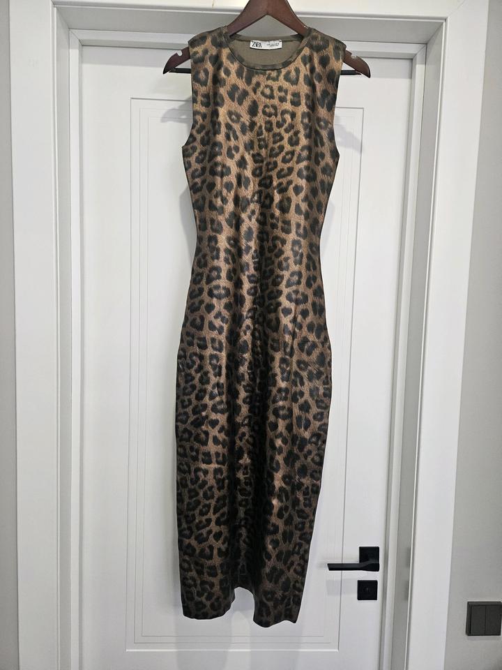 Леопардовое платье