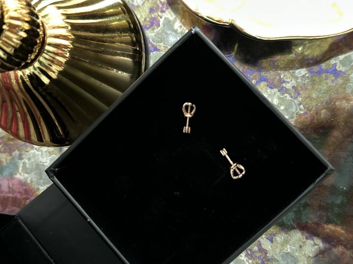 Гвоздики винтовые с бриллиантами