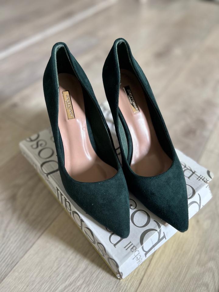 JIMMY CHOO туфли изумруд/темно зеленый,замшевые