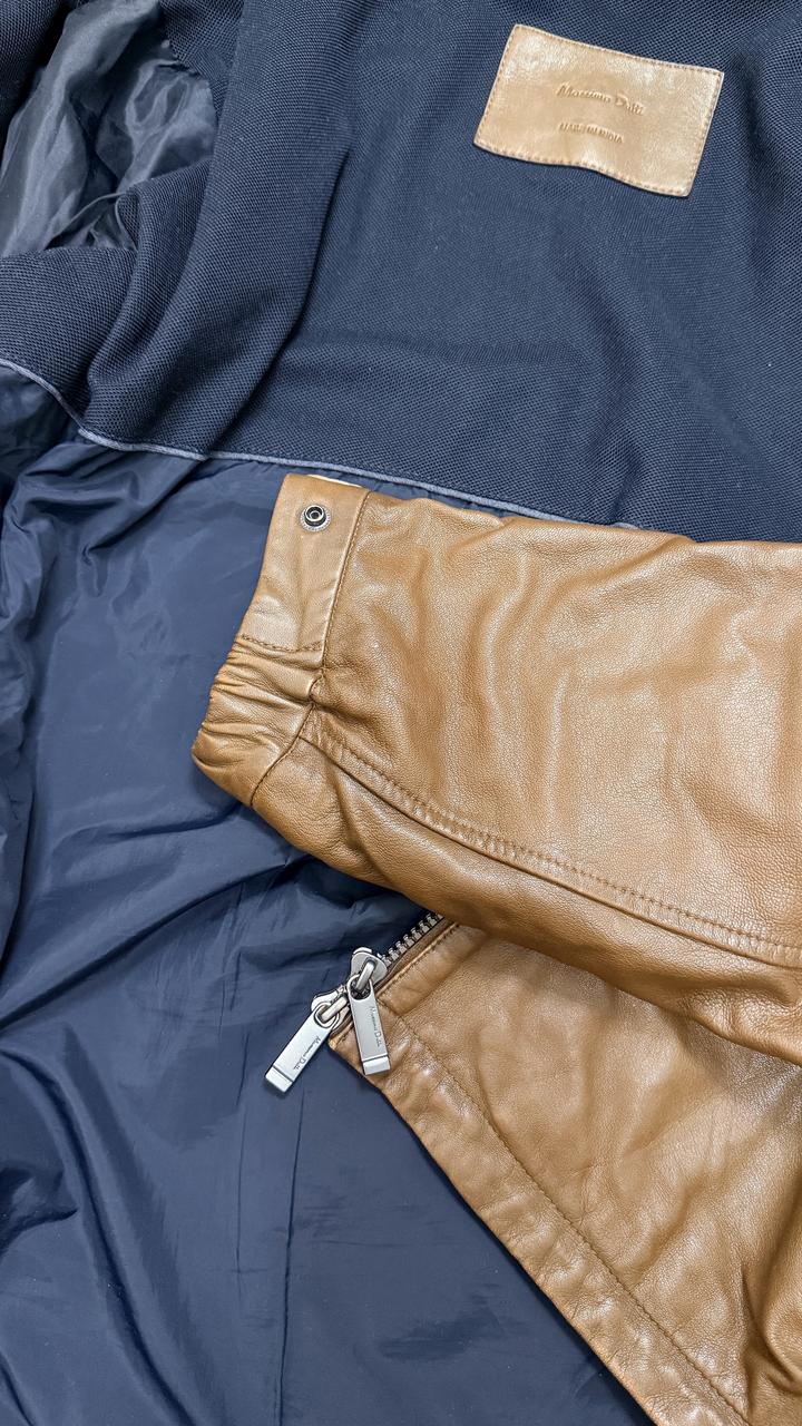 Кожаная куртка Massimo Dutti