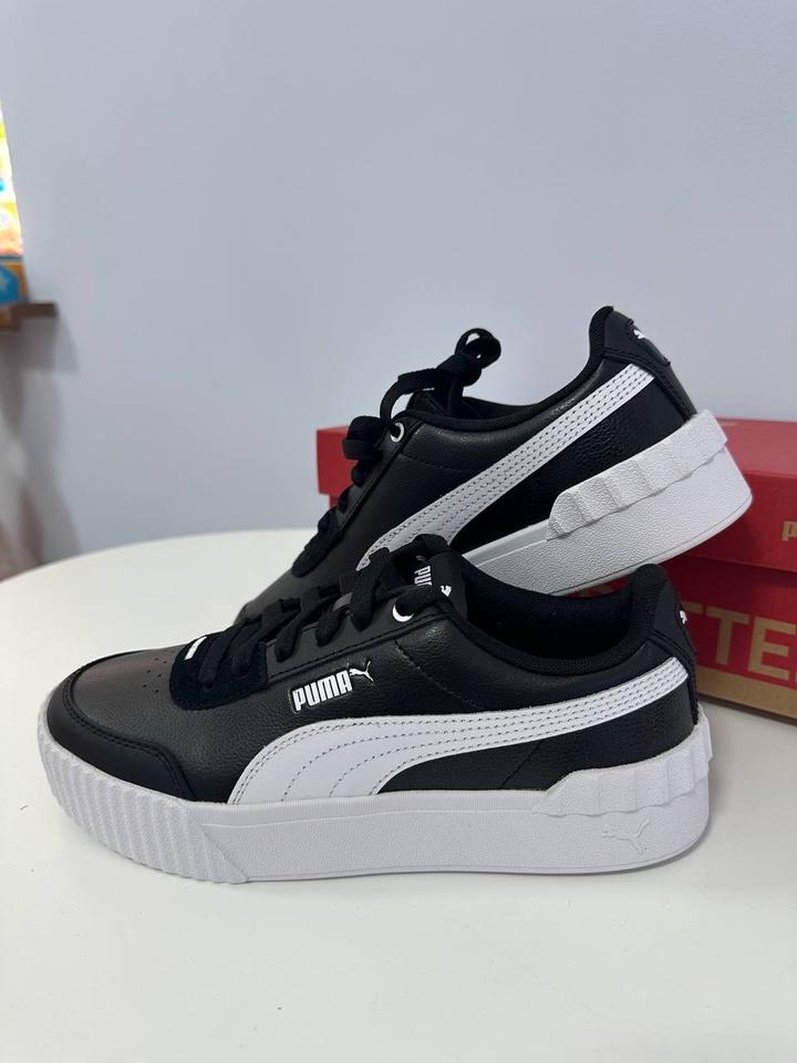 Кеды puma черные с белым