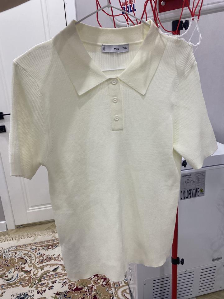 ДЖЕМПЕР С ВОРОТНИКОМ ПОЛО И КОРОТКИМИ РУКАВАМИ