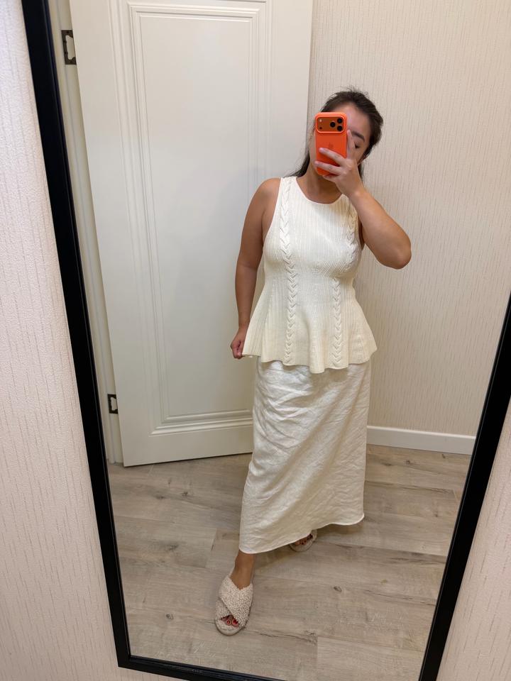 Новая юбка из льна Zara