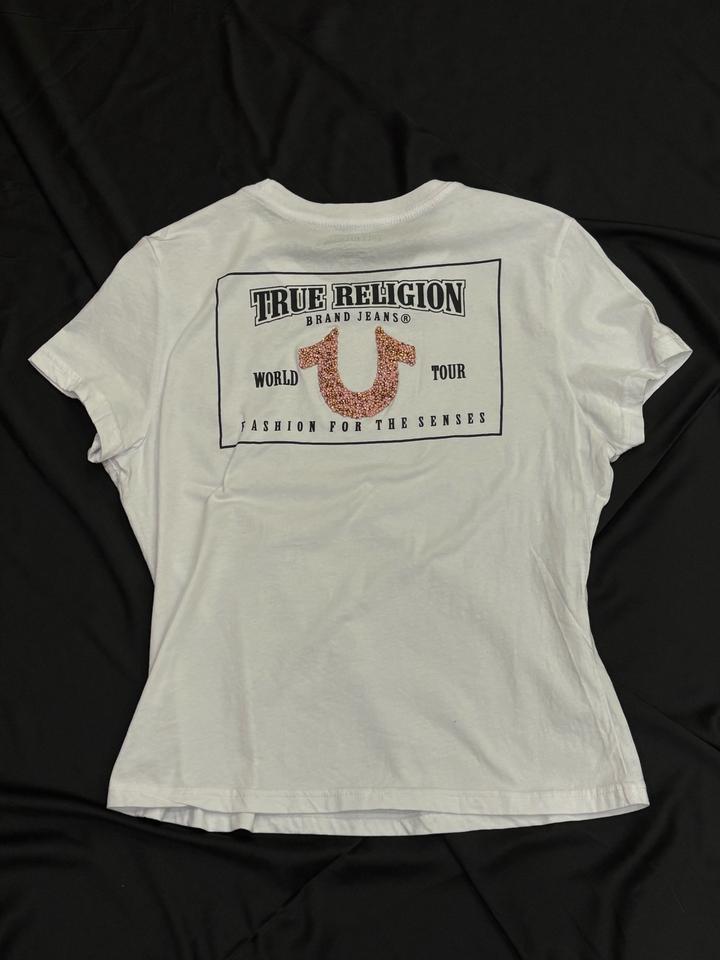 оригинал футболка True Religion со стразами
