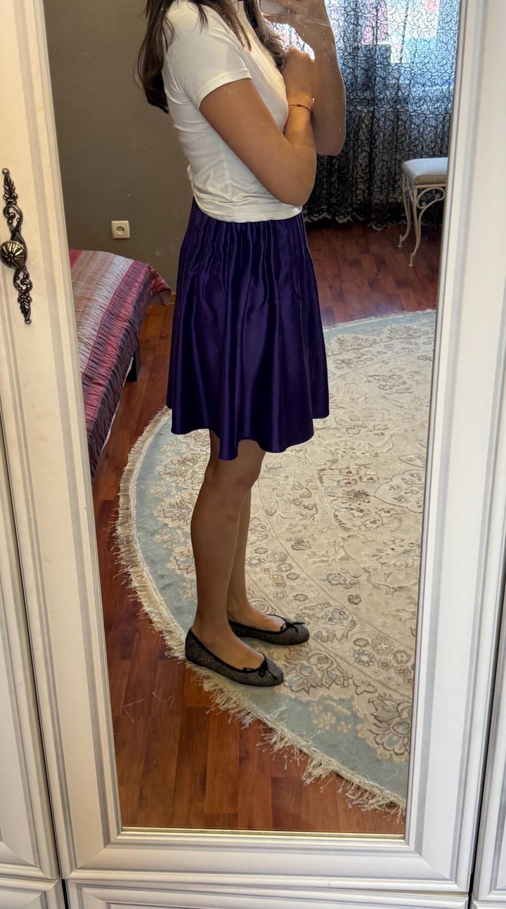 Фиолетовая юбка DKNY