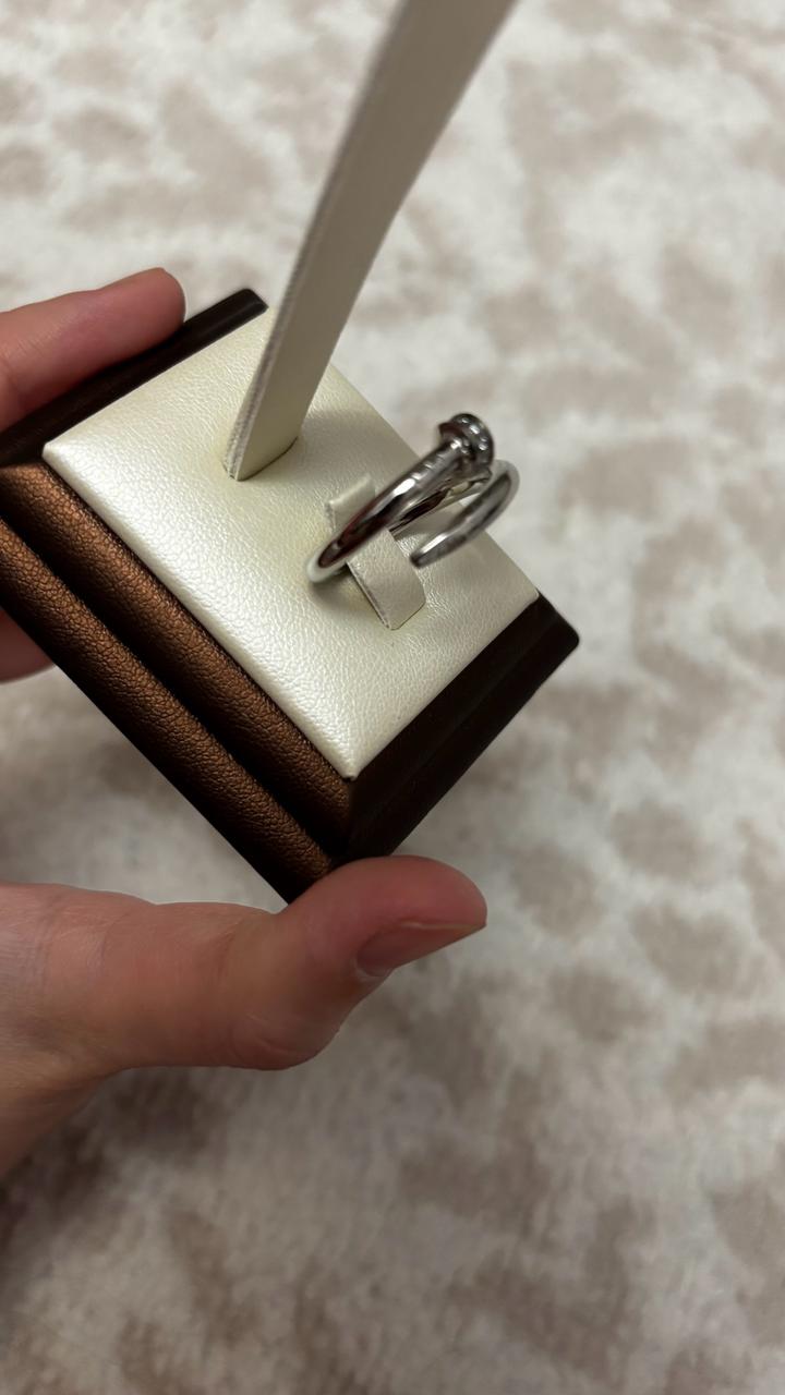 Cartier кольцо из титана размер 18