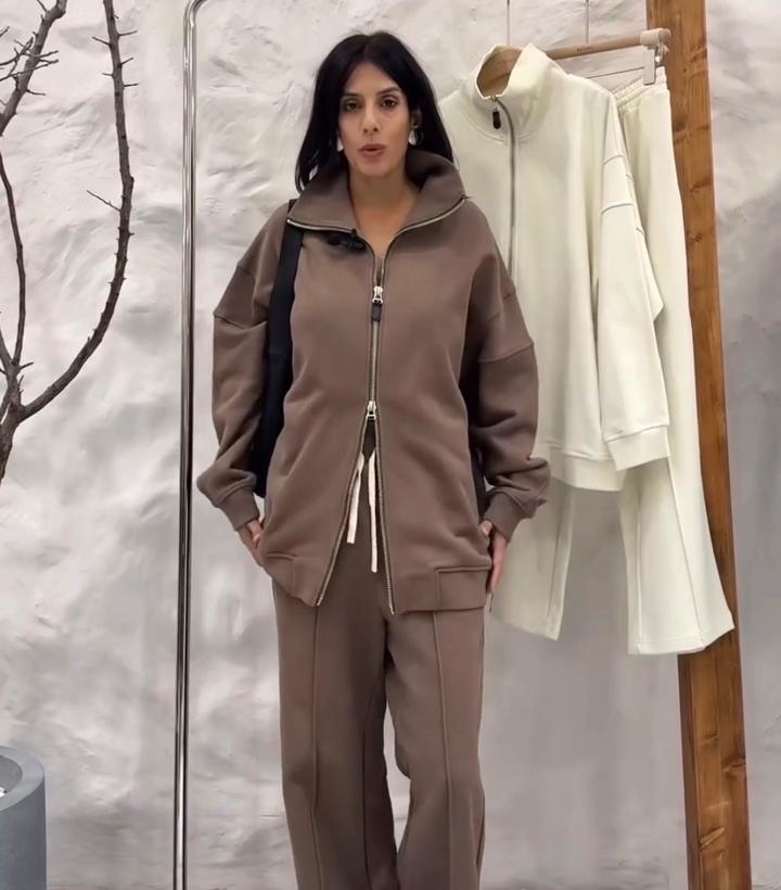 Спортивный костюм в стиле спорт шик