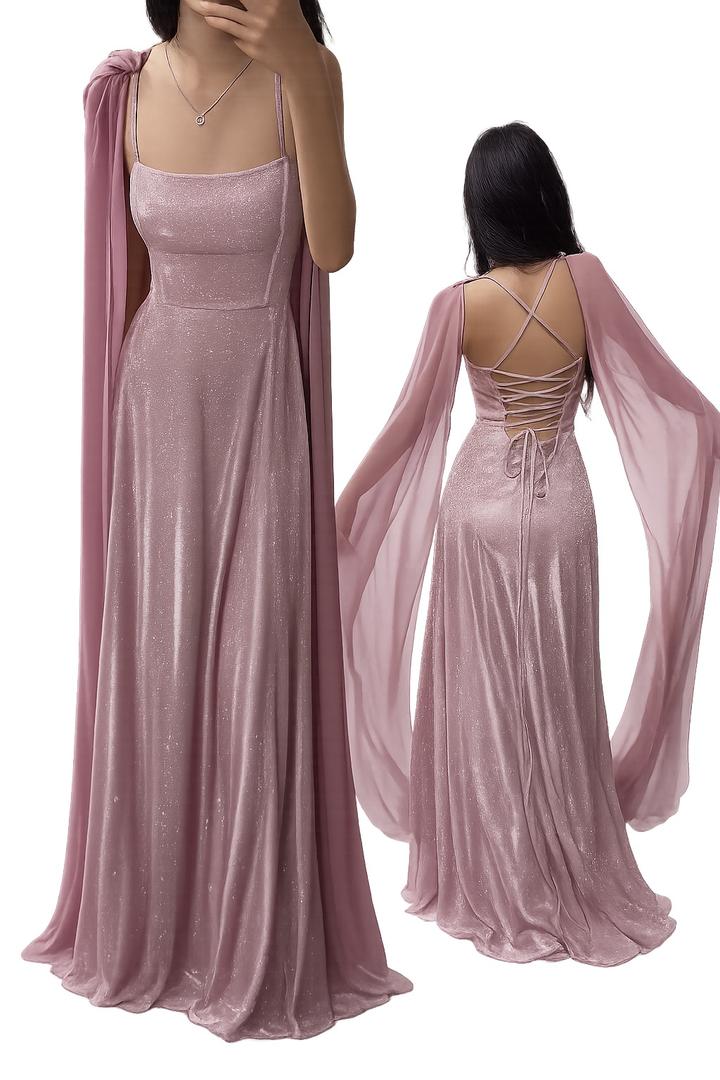 Платье на выпускной блестящее корсетное с шлейфом