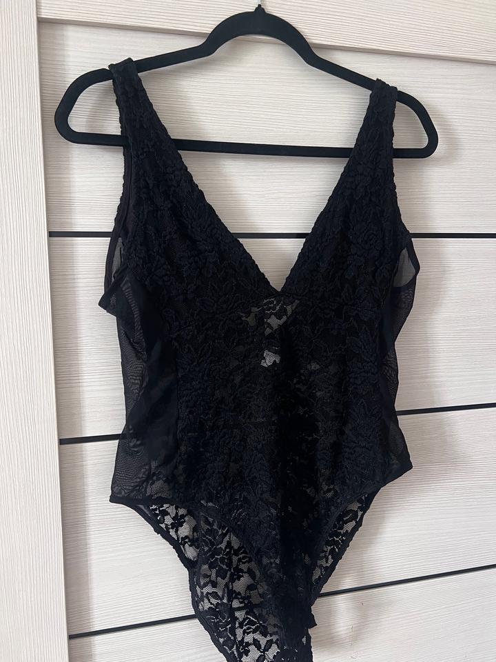 кружевной боди H&M