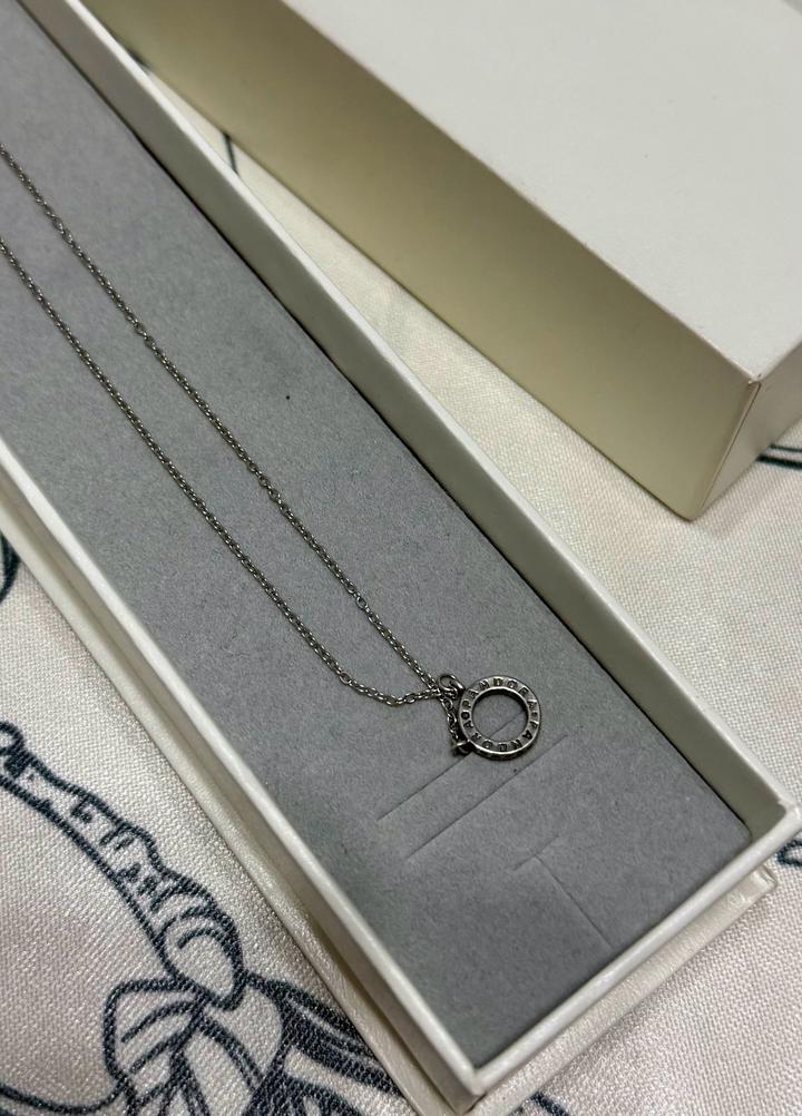 Серебряное колье