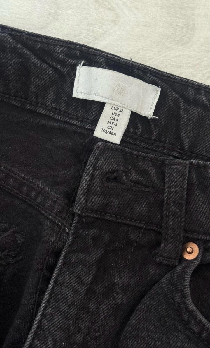 Серые джинсы H&M 36 размер