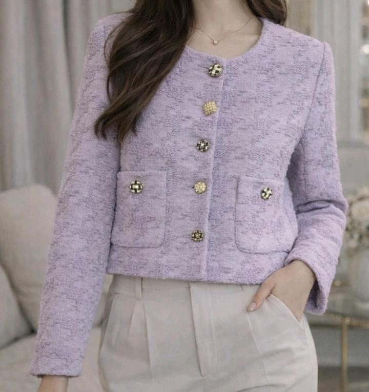 Твидовый пиджак Mango