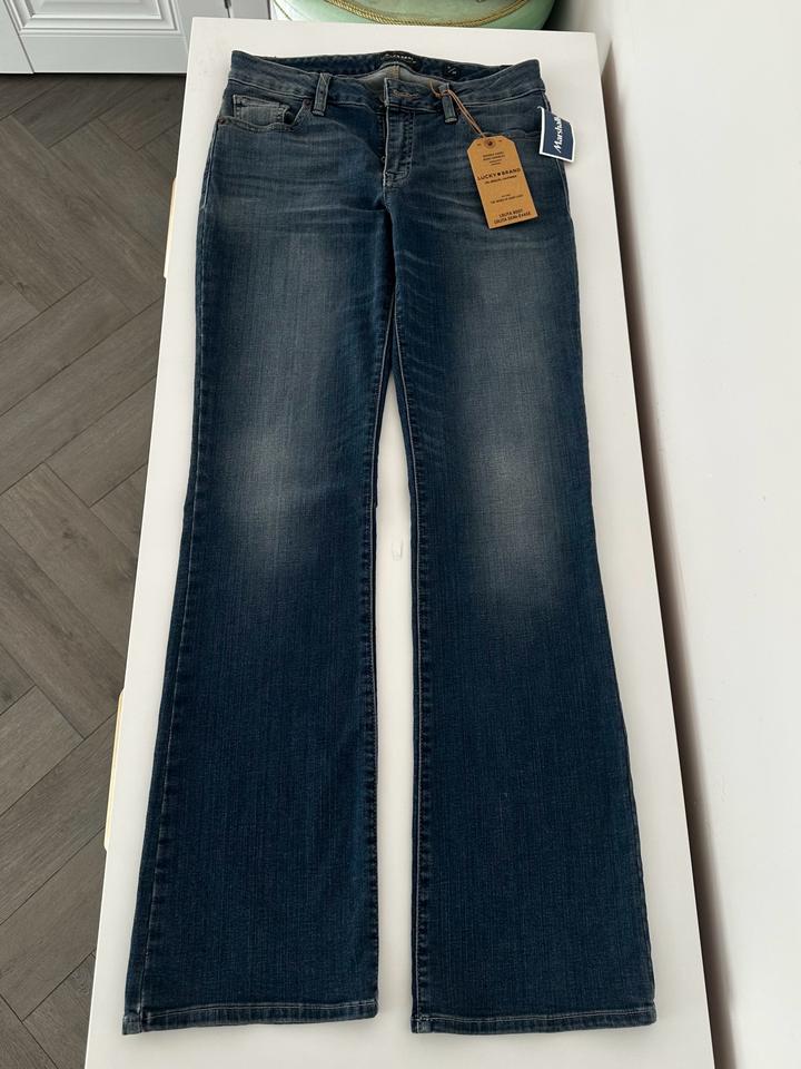 Темно-синие скинни джинсы Lucky Brand