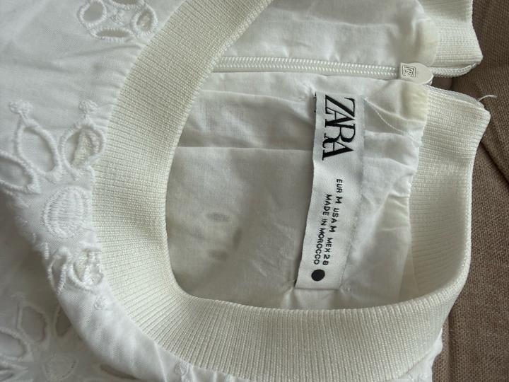 Белый топ ZARA