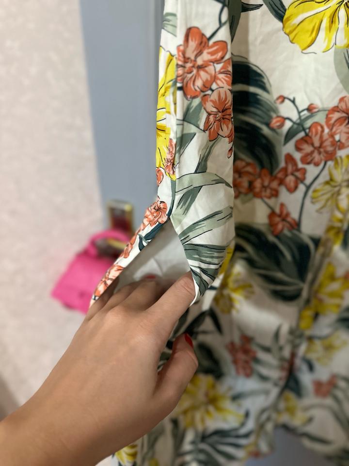 Платье-рубашка Zara из хлопка