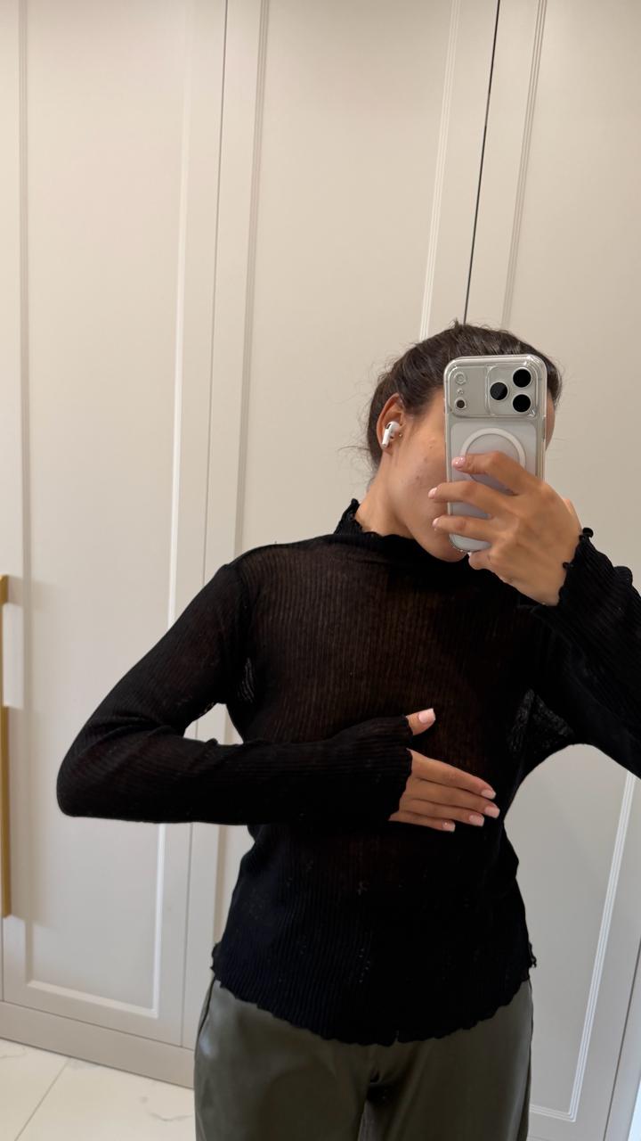 Полупрозрачная кофта (водолазка) ZARA