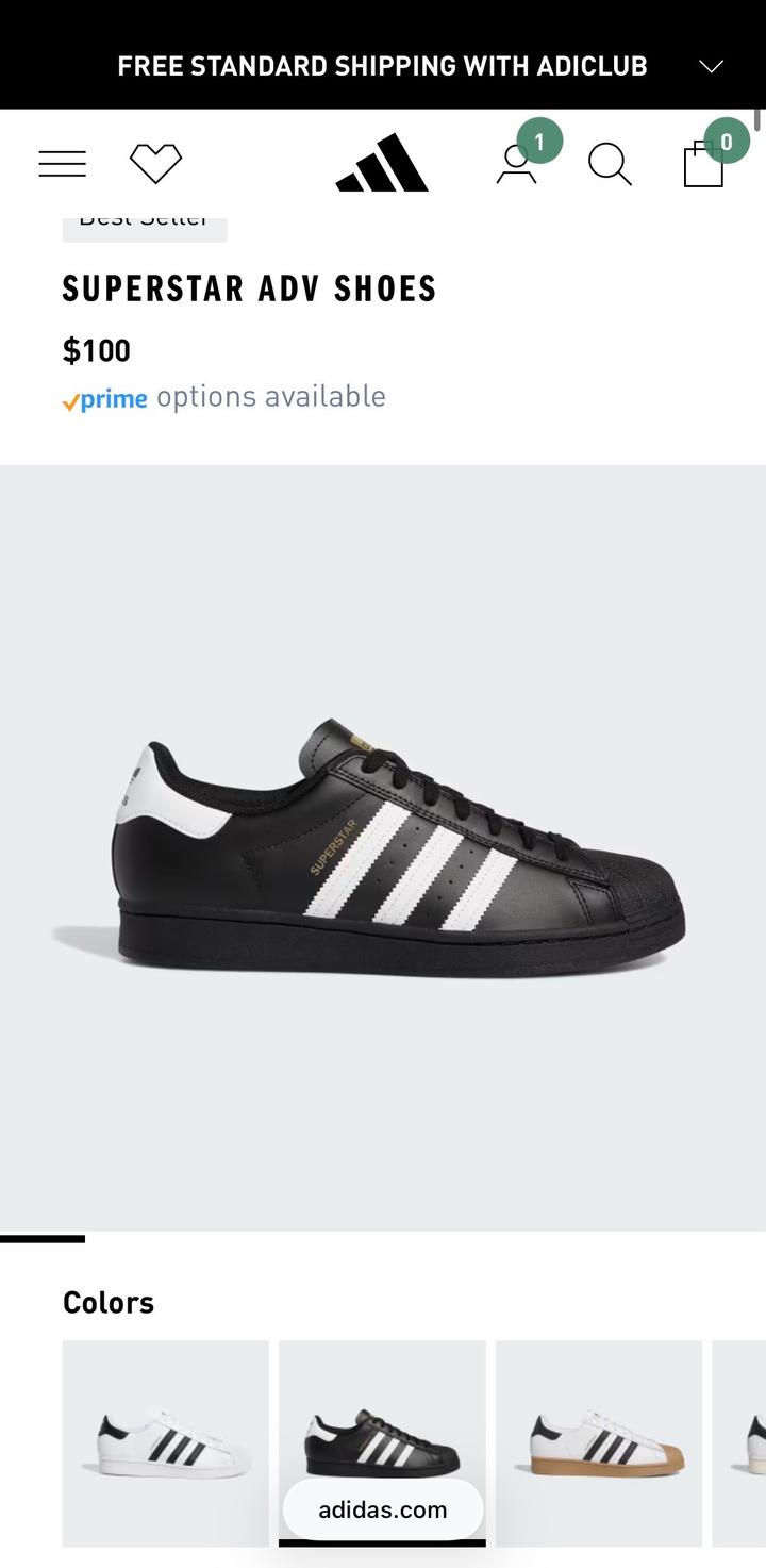 Оригинал Адидас суперстар