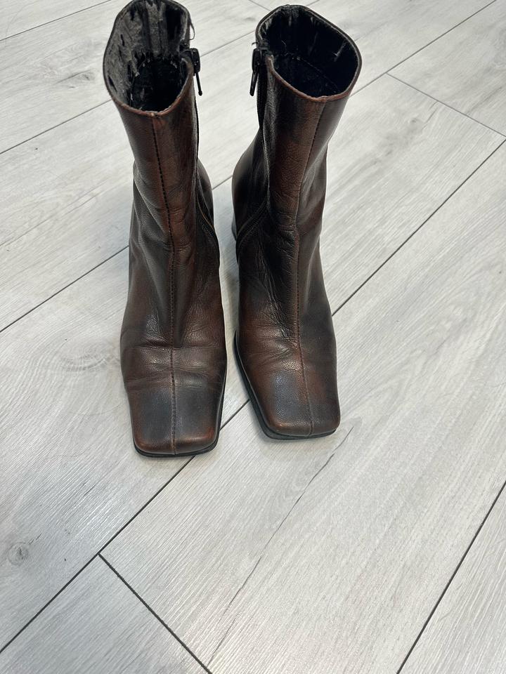 Ботильоны кожа натуральная винтаж