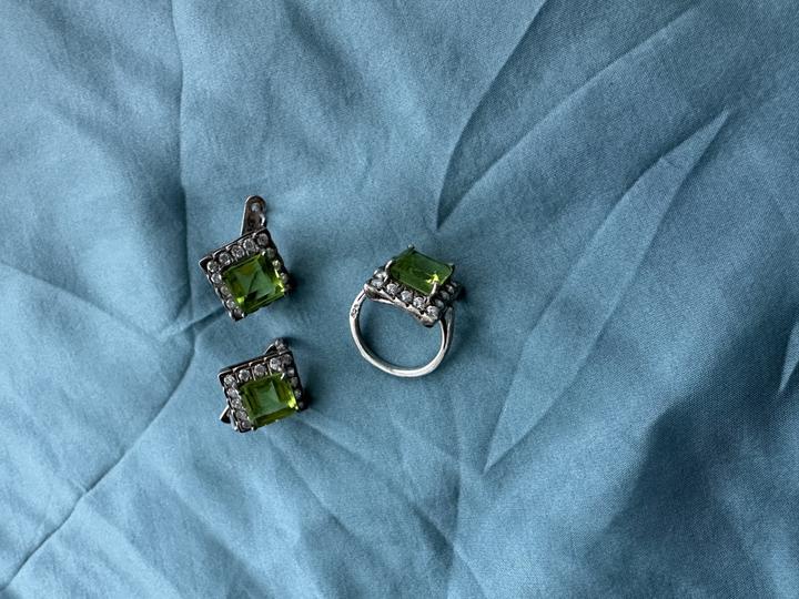 Серебряный набор винтажный