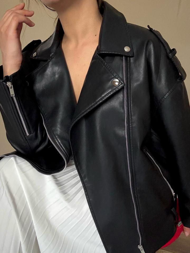 Куртка кожаная косуха Sugar Vanilla