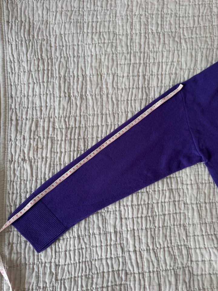 Фиолетовый свитер поло Massimo Dutti