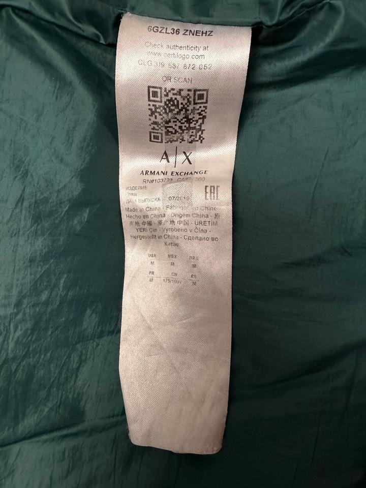 Пуховик-треч Armani Exchange