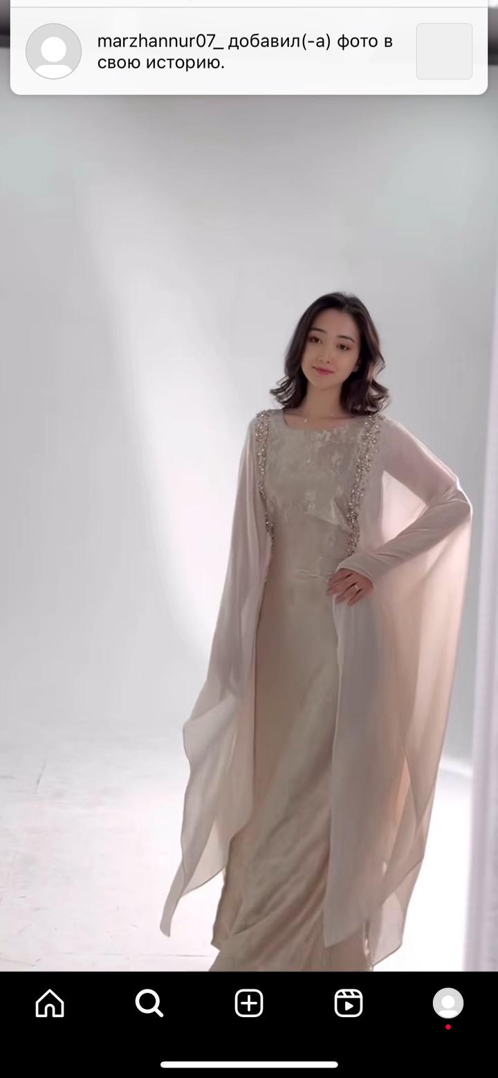 Платье из дубайского шелка