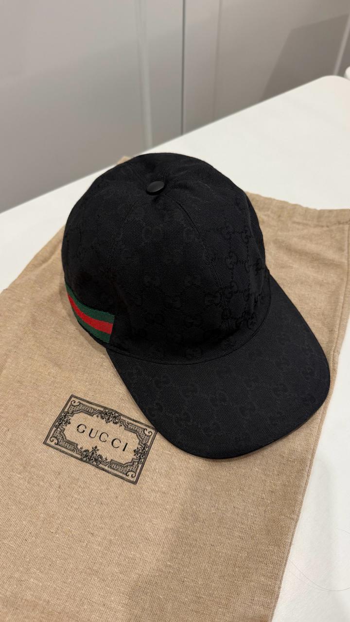 Чёрная кепка Gucci GG baseball
