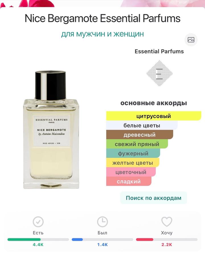 Essential parfums