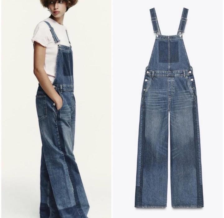 Джинсовый комбинезон