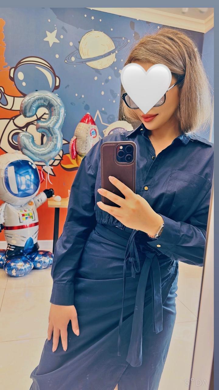 Синий костюм