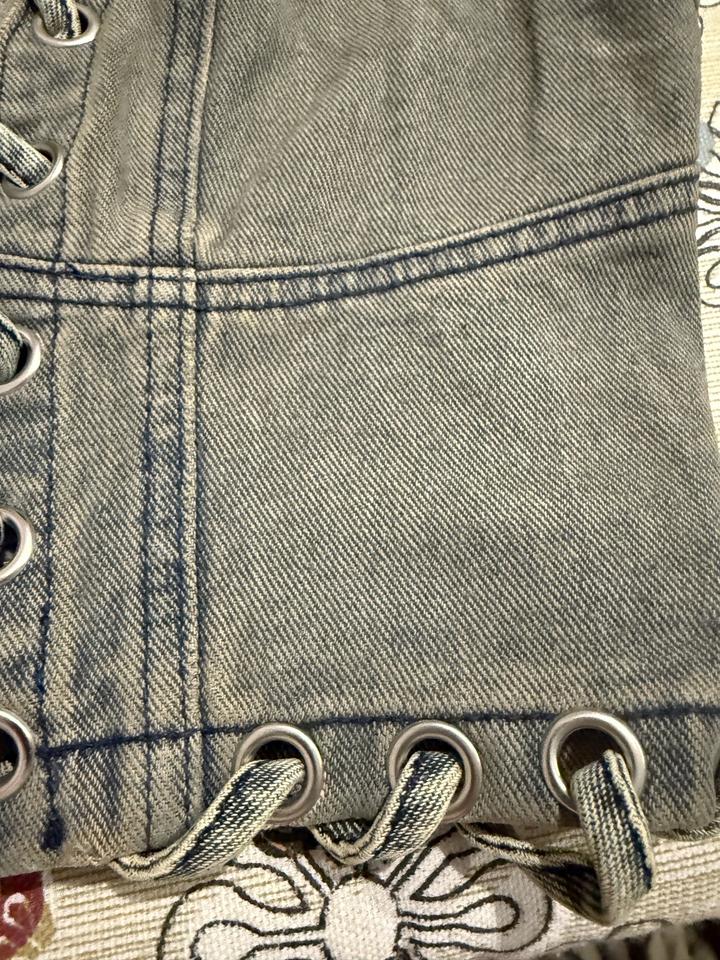 Топ джинсовый