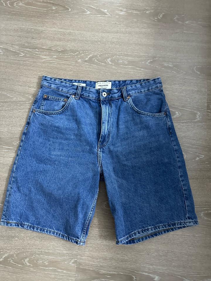 Джинсовые шорты pull&bear