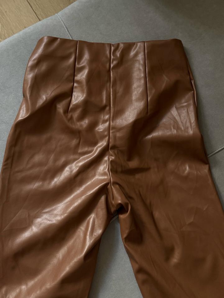 Кожаные брюки новые