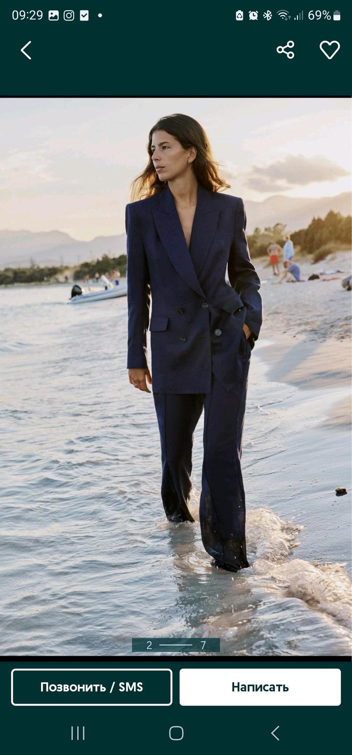 Лен двойка zara 100%лен