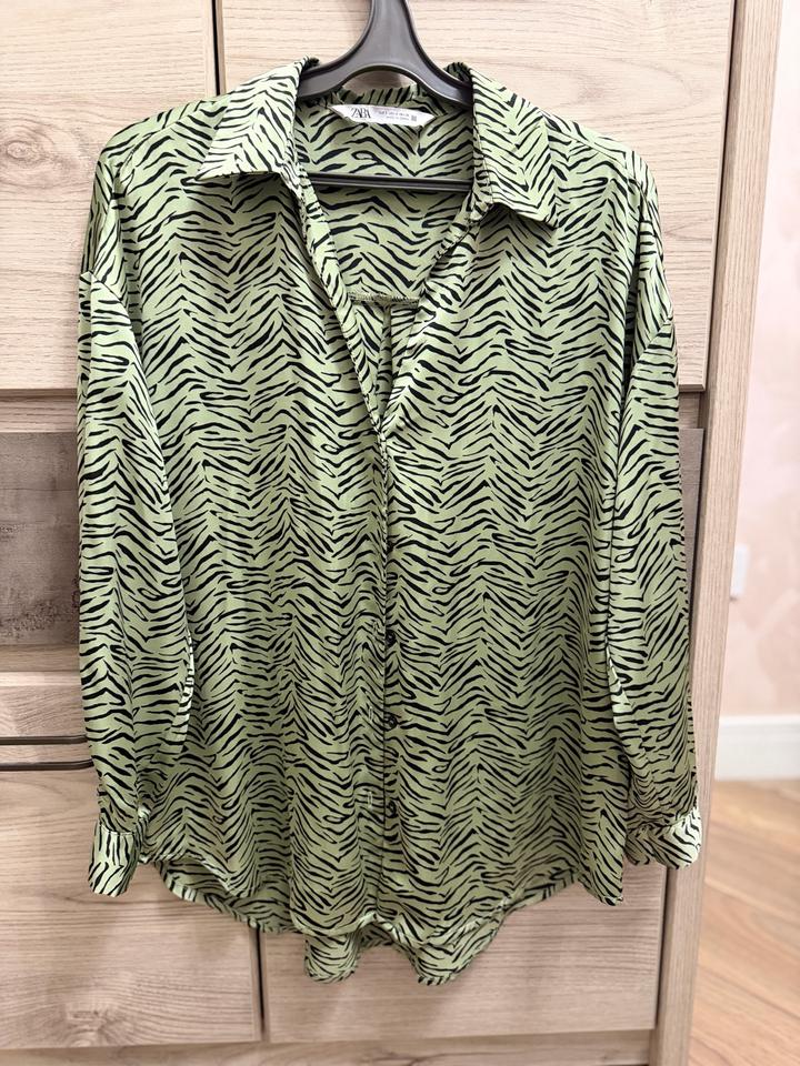 Атласная рубашка Zara