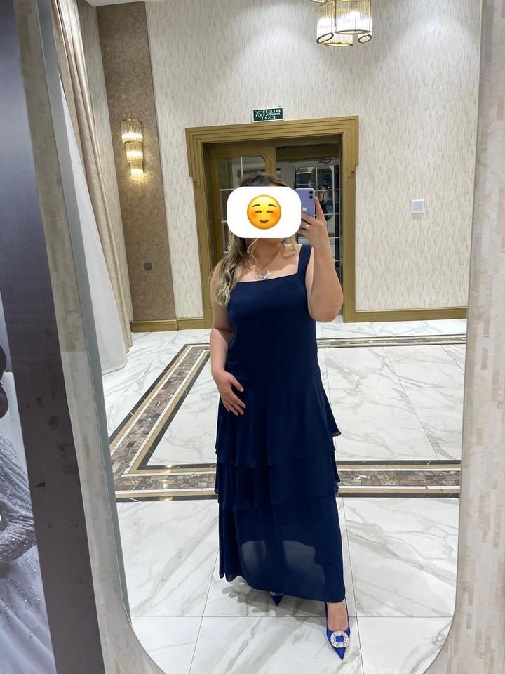 Темнее синее платье от Gizia (премиальный турецкий бренд)