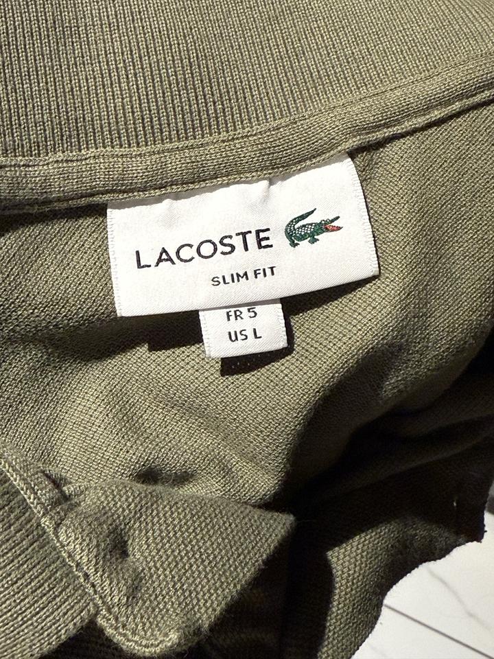 Lacoste Polo Olive / Оригинальное поло Lacoste хаки