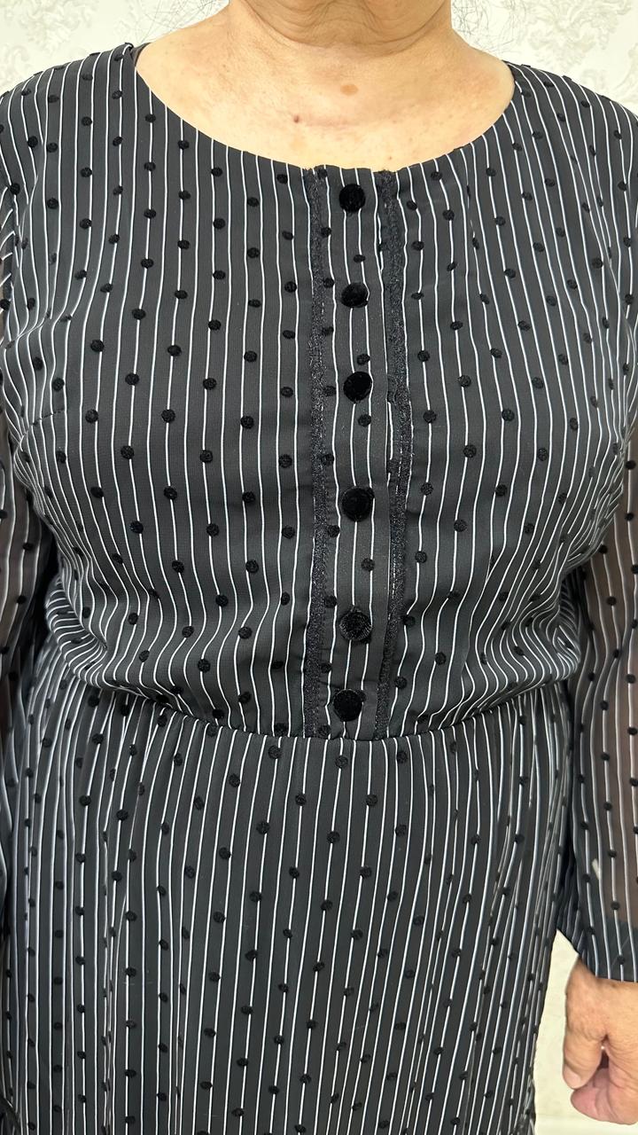 Вечернее чёрное платье