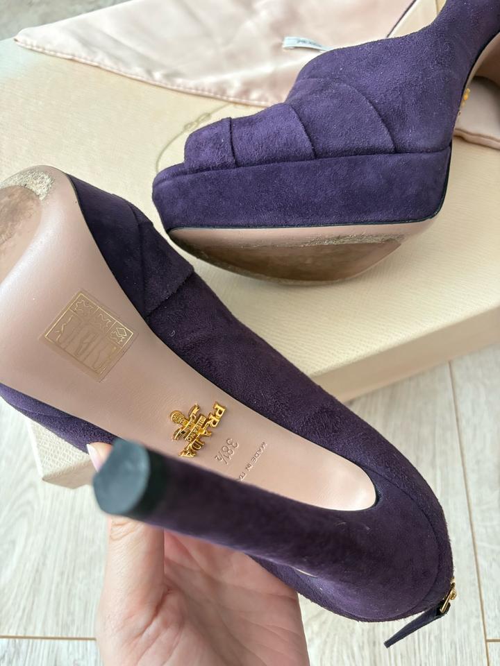 Туфли Prada Peep-Toe Platform Pumps