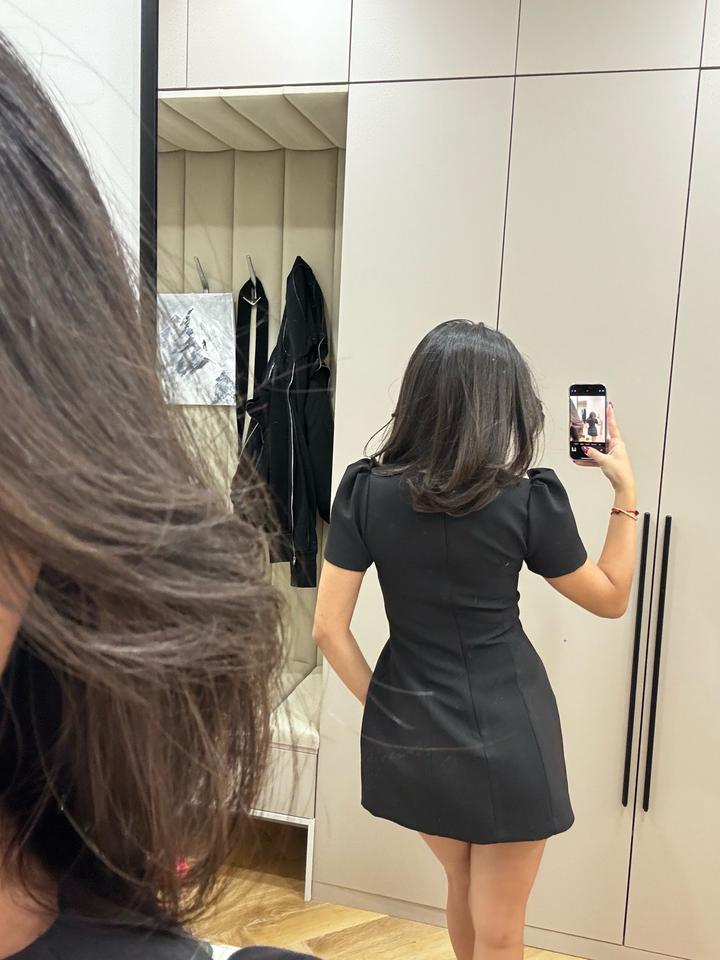 Черное платье Zara