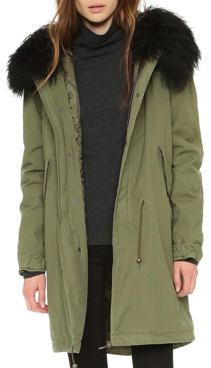 Парка Корея натуральный мех